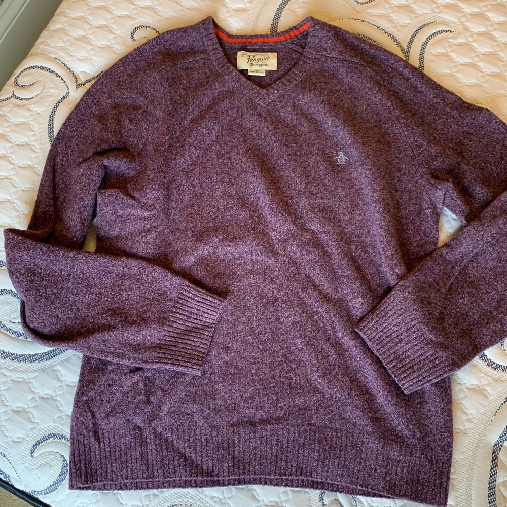 Original Penguin lambswool sweater Large